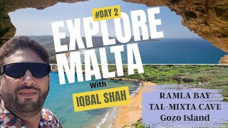 MALTA DAY 2 | Ramla Bay & Tal-Mixta Cave | Gozo Island