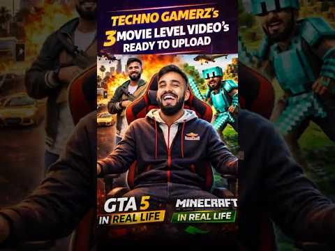 TECHNO GAMERZ's 3 VIDEO's READY TO UPLOAD 😱 #shorts #short