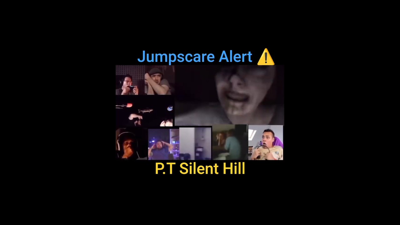 P.T Silent Hill "Jumpscare" - channel (Game Reaction Mashups) #shorts #game #reactionmashups #funny