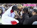 Chris Brown Almost Gets In A Fight When He Sees A Rival Gang Member At Power 106 Basketball Game