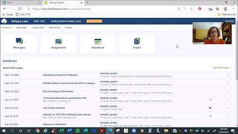 Uploading homework to Thinkwave