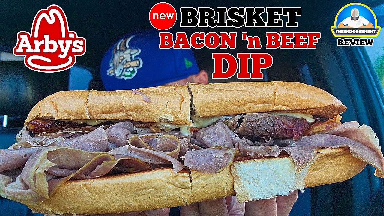 Arby's® Brisket Bacon 'n Beef Dip Review! 🐄🥓🧀 theendorsement YouTube