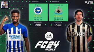 EA SPORTS FC24 - Brighton vs. Newcastle United - Ansu Fati Debut in Premier League 23/24