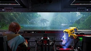 STAR WARS Jedi Fallen Order - AT-AT Walker Mission on Kashyyyk
Star Wars Jedi: Fallen Order is single-player action-adventure video game developed by Respawn Entertainment and published by Electronic Arts, set in the Star Wars universe shortly after Episode III – Revenge of the Sith.
One of the last surviving Jedi, Padawan Cal Kestis, has so far escaped the galaxy-wide purge of the Jedi Order started by Order 66, and is on the run from the Galactic Empire. After attempting to salvage a Venator Class Star Destroyer above a Sarlacc Pit, an accident happens in which Cal has to openly use the Force to save one of his friends from falling into the pit, which is witnessed by a nearby Imperial Probe Droid. The droid transmits the footage to the Empire causing Cals true identity to be revealed to the imperials. The Empire dispatches the Second Sister, an inquisitor trained by Darth Vader, to hunt down the Padawan and eradicate the remaining Jedi Knights.
Twitter: https://twitter.com/VIK7ORIO
Instagram: https://www.instagram.com/VIKOO35
Facebook: https://www.facebook.com/ViK7ORiO STAR WARS Jedi Fallen Order - AT-AT Walker Mission on Kashyyyk