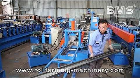 Auto Change Type Box Beam Racking Roll Forming Machine