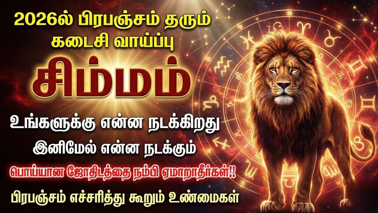 2026 சிம்ம ராசி | உங்களுக்கு ஏன் நடக்கிறது இனிமேல் என்ன நடக்கும் | பிரபஞ்ச சைகை