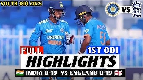 IND U19 vs ENG U19 1st ODI Highlights 🔥 | Youth ODI Hove 2025 | India Under 19 Tour of England