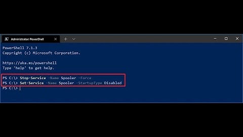 PrintNightmare vulnerability-How to disable Print Spooler service on Windows 10