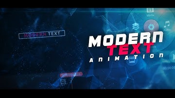 Modern Text Animation in Android || Kinemaster || PixelLab || ABGraphics