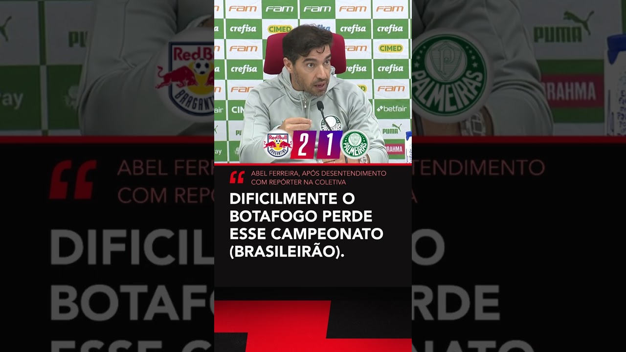 Abel Ferreira não gostou de pergunta na entrevista… #shorts