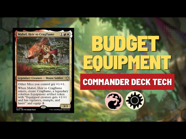 Mabel, Heir to Cragflame - Budget Equipment Commander Deck Guide | MTG