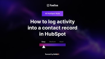 How to log activity into a contact record in HubSpot | HubSpot Help