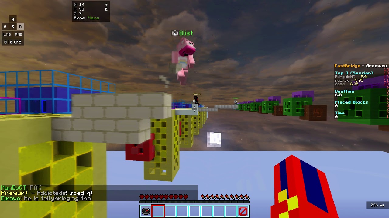 Spectating 8list practice telly bridge