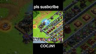 cash of clans 🌹queen and minion attack 🌹#short