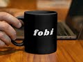 FOBI Mug – Fear of Being Included, Anti-FOMO, Funny Introvert Coffee Cup, Sarcastic Quirky Gift