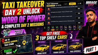 Gangstar Mirage City Taxi Takeover: How to unlock Word of Power, Day 2 missions 🔐 3 free top cars 🚘 screenshot 4