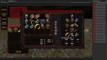 Unity3D Android RPG New quest system demo, equipment & looting updates, UI improvements 08/11/2016