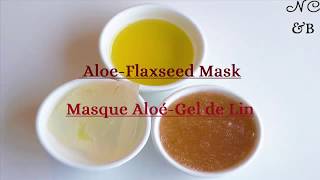 Mask for SOFT hair\ALOE VERA-FLAXSEED GEL | Masque pour des cheveux SOUPLES\ ALOE VERA-GEL DE LIN screenshot 3