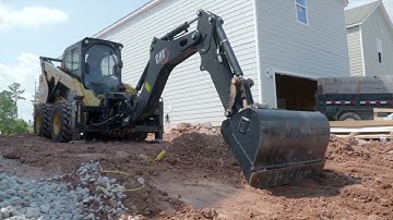 CAT BH130 Backhoe Attachment at Work
