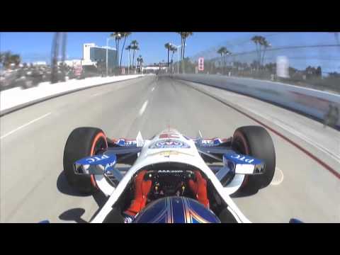 #INDYCAR In-Car Theater: Helio Castroneves Toyota Grand Prix of Long Beach Track Record