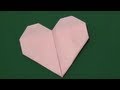 Origami "Heart"Overly easy超簡単「ハート」折り紙