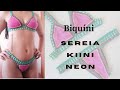 Biquíni Sereia Kiini Neon - Parte 2 - Crochê com Lycra