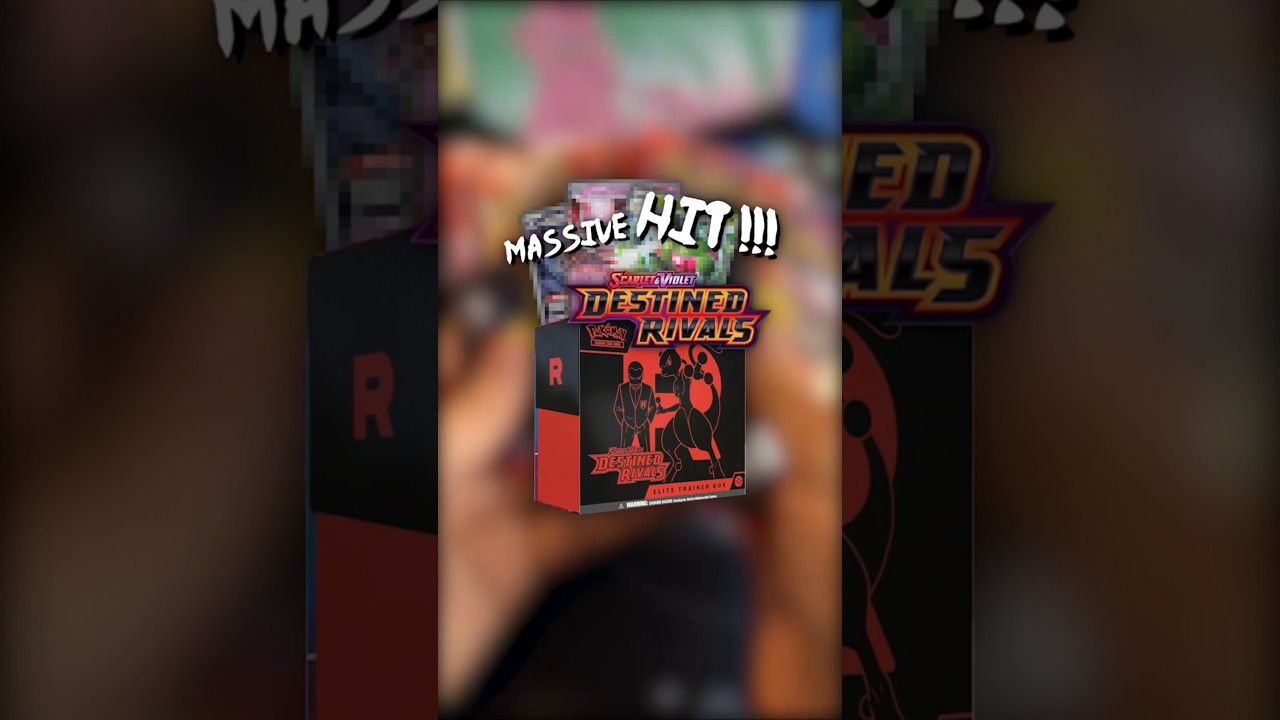 CRAZY pull from the Destined Rivals ETB! 🔥