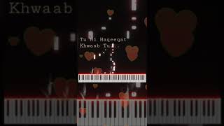 Tu Hi Haqeeqat | Instrumental ️| Piano | #shorts #YoutubeShorts #ytshorts