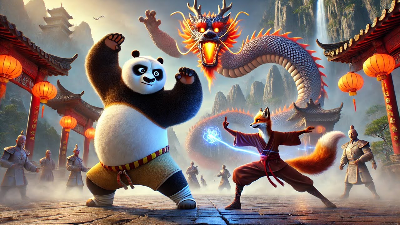 Po Fight Po Vs Zhen Fight Scene | KUNG FU PANDA 4 (2025) NEW Movie CLIP HD - YouTube