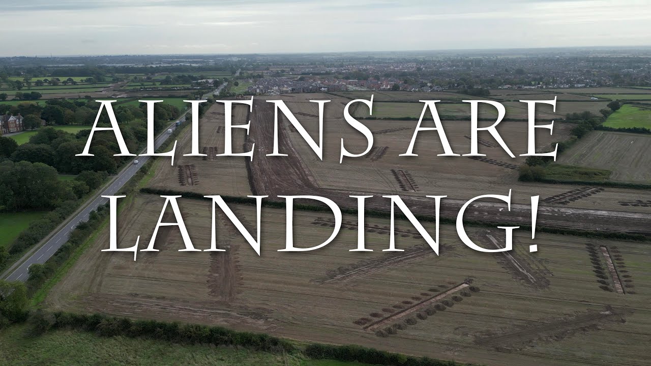 Higham Lane new sewer line and mysterious excavations in the fields.