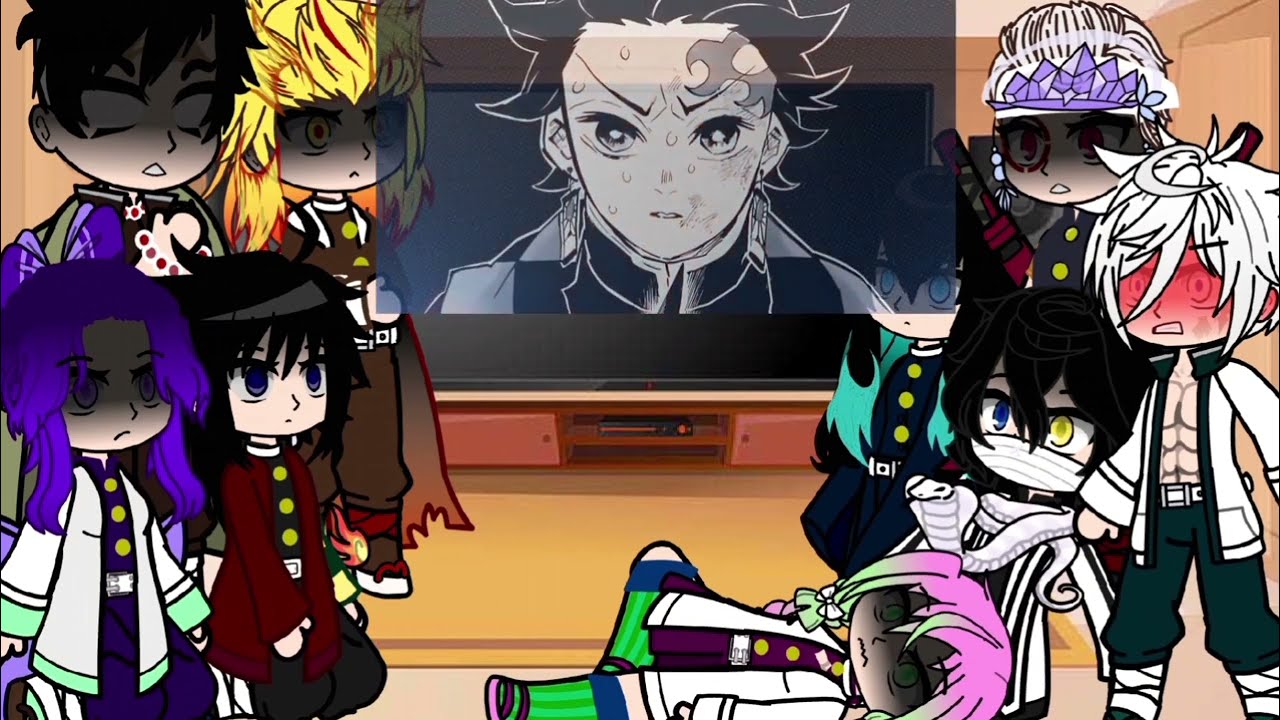 Hashiras Reacet, rap Nezuko (amanhecer) e Tanjiro (Hinokami cagura)