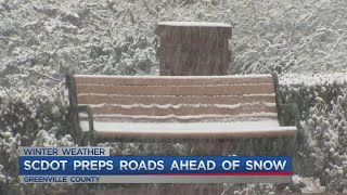 SCDOT preps roads ahead of snow