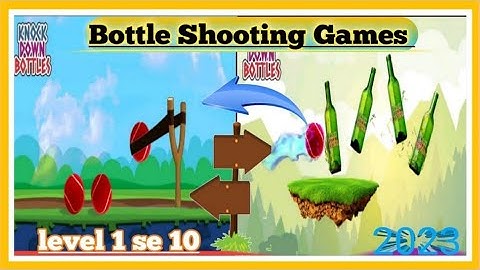 Bottle 🍾 shooting Game 🎮 Gameplay Trailer ( iOS & Android ) Level 1-10 walkthrough