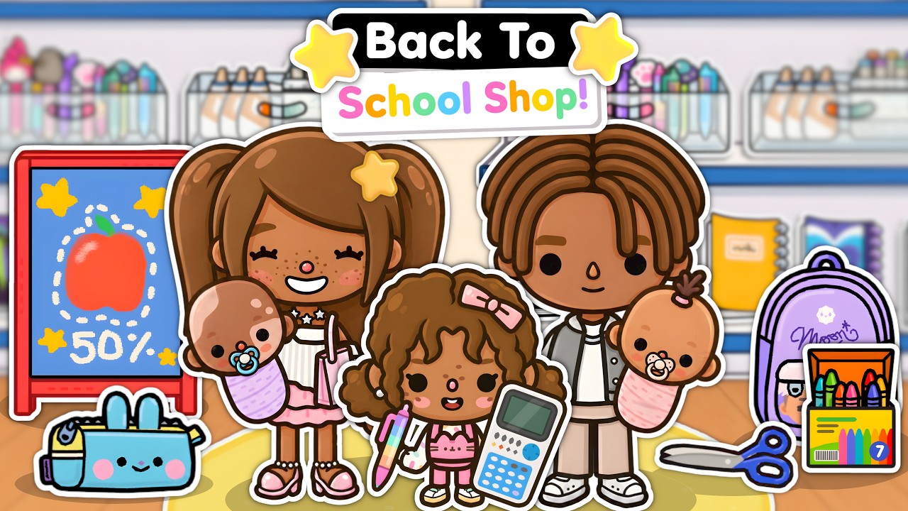 I BUILT A BACK TO SCHOOL SHOP in Toca Life World! *FIVE BELOW*⭐ (Toca Boca)