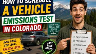 How to schedule a vehicle emissions test in Colorado Update