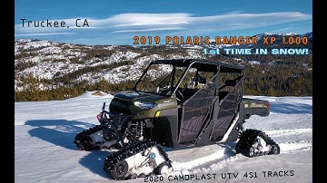 2020 POLARIS RANGER XP 1000 W/TRACKS ***TRUCKEE CA*** 1st Trip to Snow