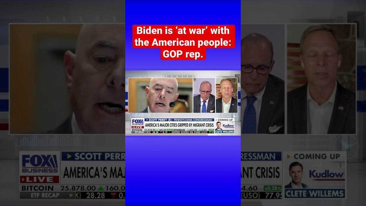 Mayorkas is ‘literally daring’ Congress to impeach him: Rep. Scott Perry #shorts