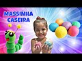 LAURINHA ENSINA FAZER MASSINHA DE MODELAR CASEIRA!!OLHA NO QUE DEU!/ DIY HOMEMADE PLAYDOUGH FOR KIDS