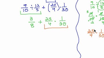 Add and Subtract Fractions - Complex Fractions and Order (part 2)