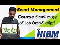 Event Management Courses in Sri Lanka, Complete Information | NIBM  Courses - Sinhala