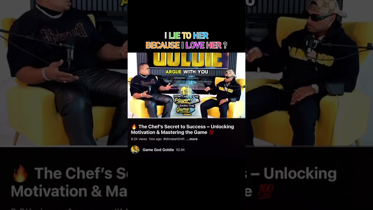 "Do You Lie to Her Out of Fear or Love? @chefgeoffcole Spills Truth"