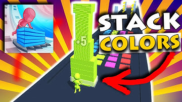 Stack Colors BIG UPDATE! All Levels Gameplay Android,ios