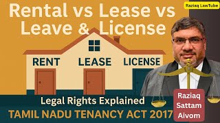 Rental  vs Lease vs Leave & License Agreement - Difference & Legal Consequences between 3 Agreements