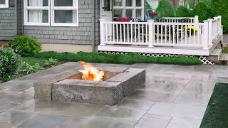 Small Patio Designs With Fire Pit