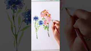 Simple Watercolor Technique: Easy Pigment Fluff