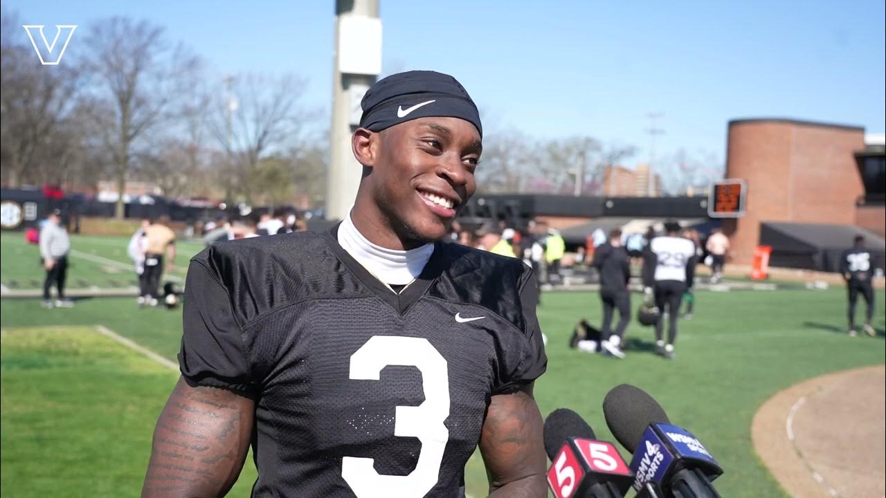 Vandy Football Quincy Skinner Jr. Interview (2024 Spring Practice 1