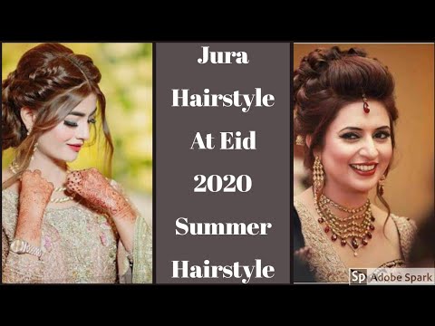 Eid special hairstyle 2020|Jura Hairstyle|Hairstyle for girls|Hairstyle for  long hair|Eid Hairstyle - YouTube
