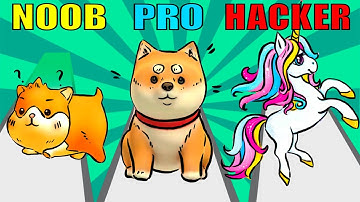 NOOB vs PRO vs HACKER in Grow Animals