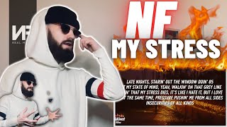 TeddyGrey Reacts to “NF - MY STRESS” | UK 🇬🇧 REACTION