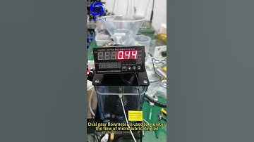 CIXIFM Oval gear flowmeter is used to monitor the flow of micro-lubricating oil #flowmeter